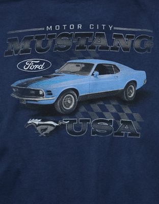 T-shirt droit à image Ford Mustang AE