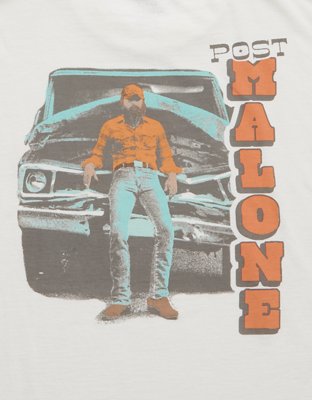 AE Boxy Post Malone Graphic T-Shirt