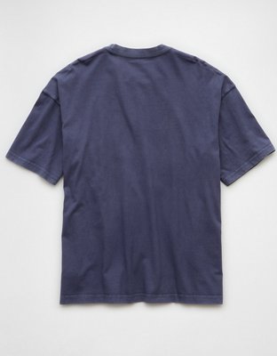 AE T-shirt Recta con Gráfico de Yale