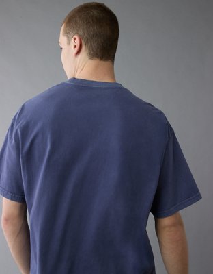 AE T-shirt Recta con Gráfico de Yale