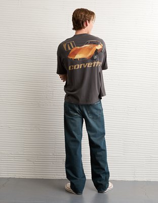 T-shirt droit à image Corvette AE