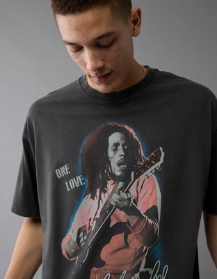 AE Boxy Bob Marley Graphic T-Shirt