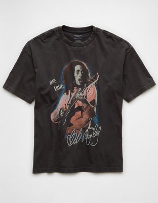 AE Boxy Bob Marley Graphic T-Shirt | AE