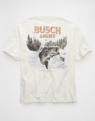 AE Boxy Busch Light Graphic T-Shirt