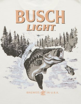 AE Boxy Busch Light Graphic T-Shirt