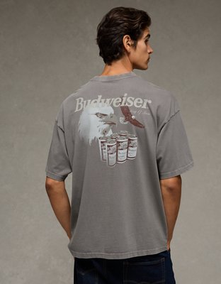 AE Boxy Budweiser Graphic T-Shirt