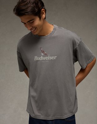 AE Boxy Budweiser Graphic T-Shirt