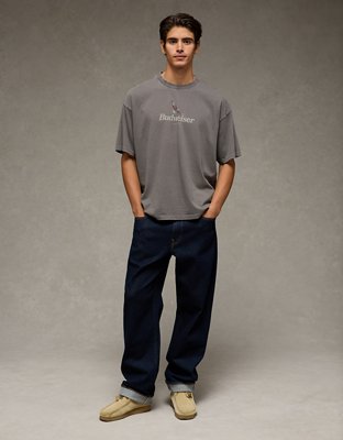 AE Boxy Budweiser Graphic T-Shirt