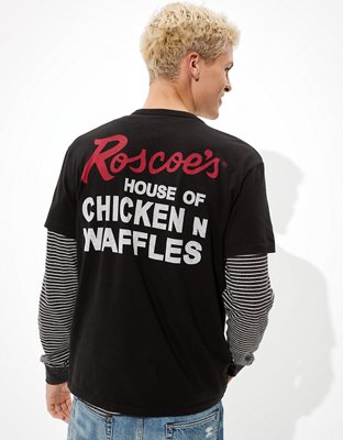 Мужские футболки American Eagle Tailgate Men's Roscoe's House of Chicken N Waffles T-Shirt — фото 2
