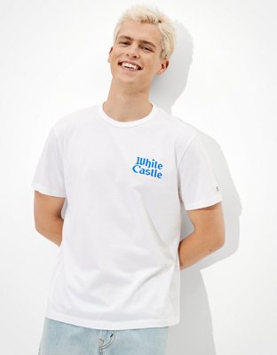 Мужские футболки American Eagle Tailgate Men's White Castle T-Shirt — фото 2