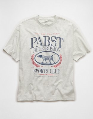 AE Boxy Pabst Blue Ribbon Graphic T-Shirt