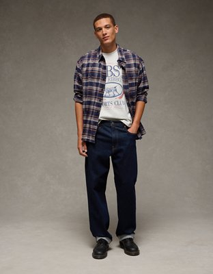 AE Boxy Pabst Blue Ribbon Graphic T-Shirt