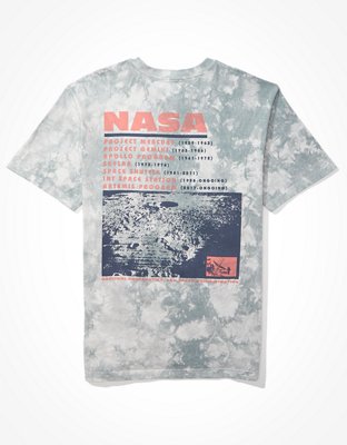 Мужские футболки American Eagle Tailgate Men's Tie Dye NASA T-Shirt — фото 4