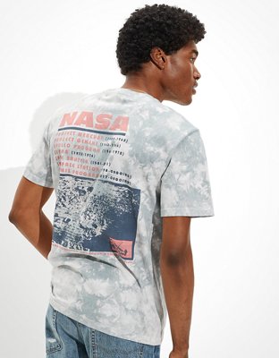 Мужские футболки American Eagle Tailgate Men's Tie Dye NASA T-Shirt — фото 3