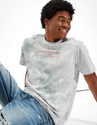 Мужские футболки American Eagle Tailgate Men's Tie Dye NASA T-Shirt — фото 2