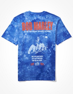 Мужские футболки American Eagle Tailgate Men's Bob Marley Tie Dye T-Shirt — фото 4