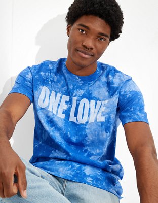 Мужские футболки American Eagle Tailgate Men's Bob Marley Tie Dye T-Shirt — фото 2