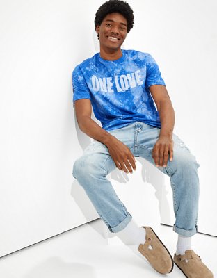 Мужские футболки American Eagle Tailgate Men's Bob Marley Tie Dye T-Shirt — фото 5