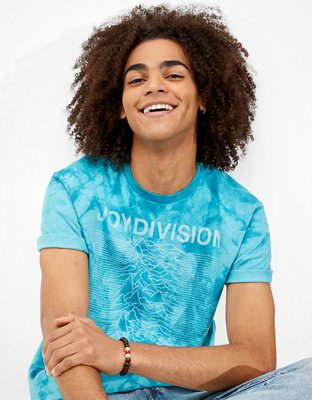 Мужские футболки American Eagle Tailgate Men's Joy Division Tie-Dye Graphic T-Shirt — фото 4