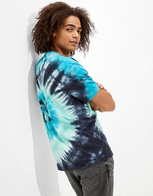 Мужские футболки American Eagle Tailgate Men's Smiley Tie-Dye Graphic T-Shirt — фото 3