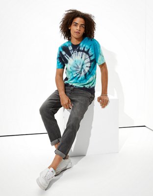 Tailgate Men's Smiley Tie-Dye Graphic T-Shirt