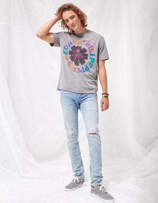 Мужские футболки American Eagle Tailgate Men's Red Hot Chili Peppers Graphic T-Shirt — фото 4