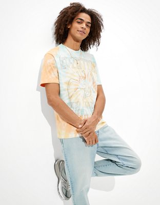 Мужские футболки American Eagle Tailgate Men's Led Zeppelin Tie-Dye Graphic T-Shirt — фото 4