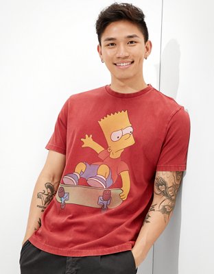 Мужские футболки American Eagle Tailgate Men's Bart Simpson Graphic T-Shirt — фото 2