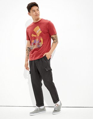 Мужские футболки American Eagle Tailgate Men's Bart Simpson Graphic T-Shirt — фото 4