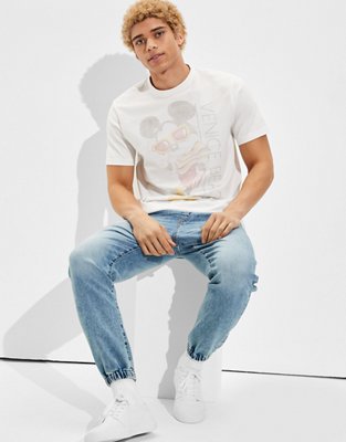 Мужские футболки American Eagle Tailgate for Surfrider Men's Mickey Mouse Graphic T-Shirt — фото 3