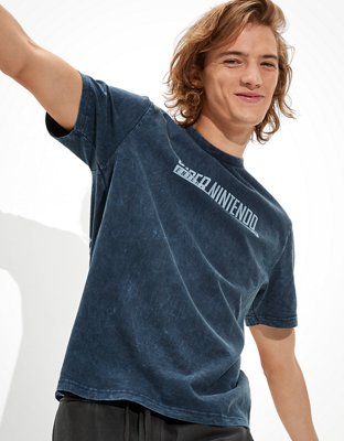 Мужские футболки American Eagle Tailgate Men's Super Nintendo Graphic T-Shirt — фото 5