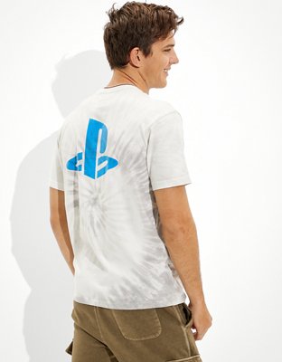 Tailgate Men's PlayStation Tie-Dye Graphic T-Shirt