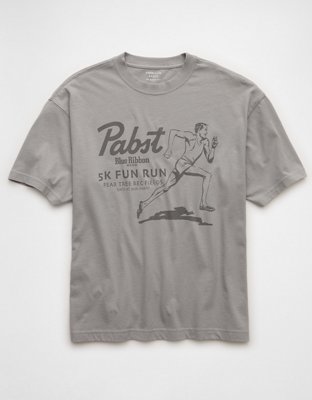AE Boxy Pabst Blue Ribbon Graphic T-Shirt