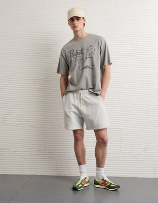 AE Boxy Pabst Blue Ribbon Graphic T-Shirt