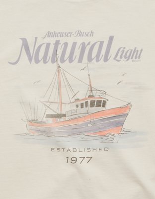 AE Boxy Natural Light Graphic T-Shirt