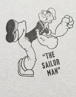 AE Boxy Popeye Graphic T-Shirt | American Eagle