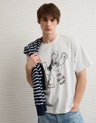 AE Boxy Popeye Graphic T-Shirt
