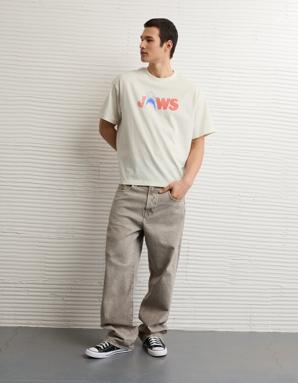 AE Boxy Jaws Graphic T-Shirt - image 5