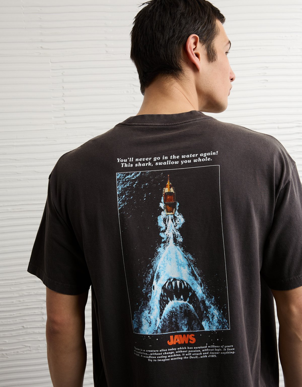 AE Boxy Jaws Graphic T-Shirt - image 2