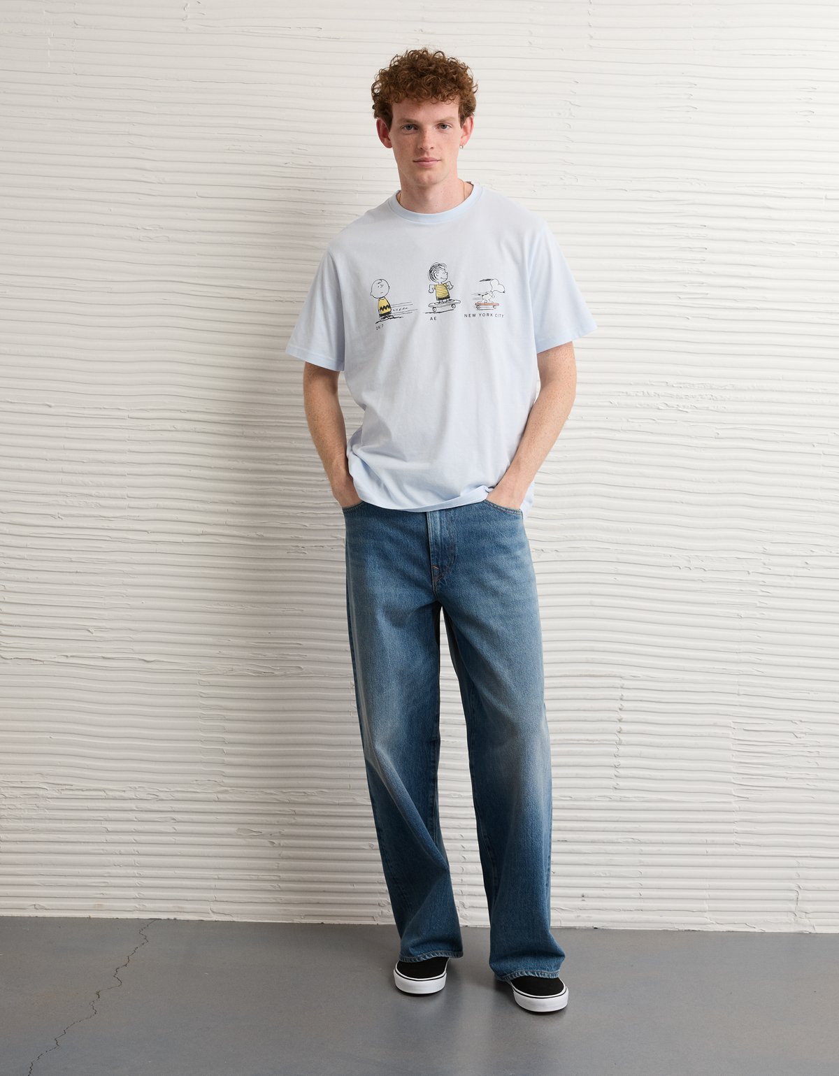 AE Standard Fit Snoopy Graphic T-Shirt - image 4