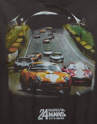 T-shirt droit à image Le Mans AE