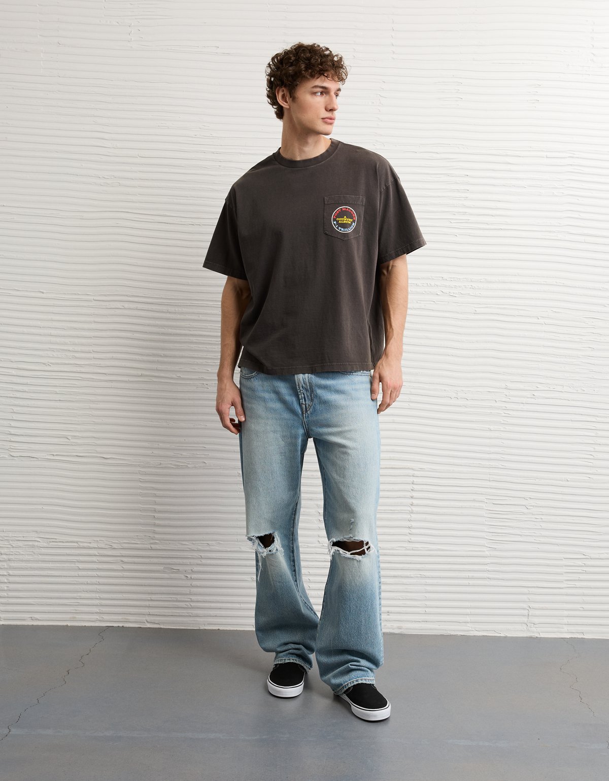 AE Boxy Post Malone Graphic T-Shirt - image 3