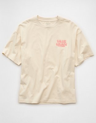 AE Boxy Willie Nelson Graphic T-Shirt