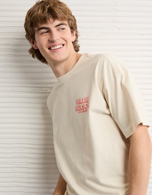 AE Boxy Willie Nelson Graphic T-Shirt