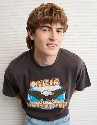 AE Boxy Chris Stapleton Graphic T-Shirt