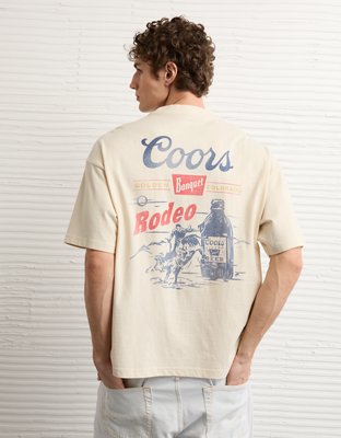 AE Boxy Coors Banquet Graphic T-Shirt