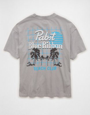 AE Boxy Pabst Blue Ribbon Graphic T-Shirt