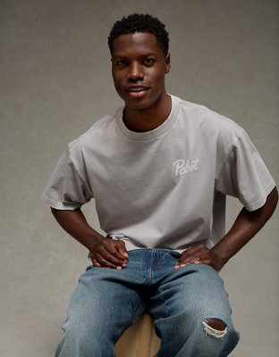 AE Boxy Pabst Blue Ribbon Graphic T-Shirt