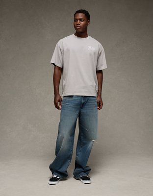 AE Boxy Pabst Blue Ribbon Graphic T-Shirt