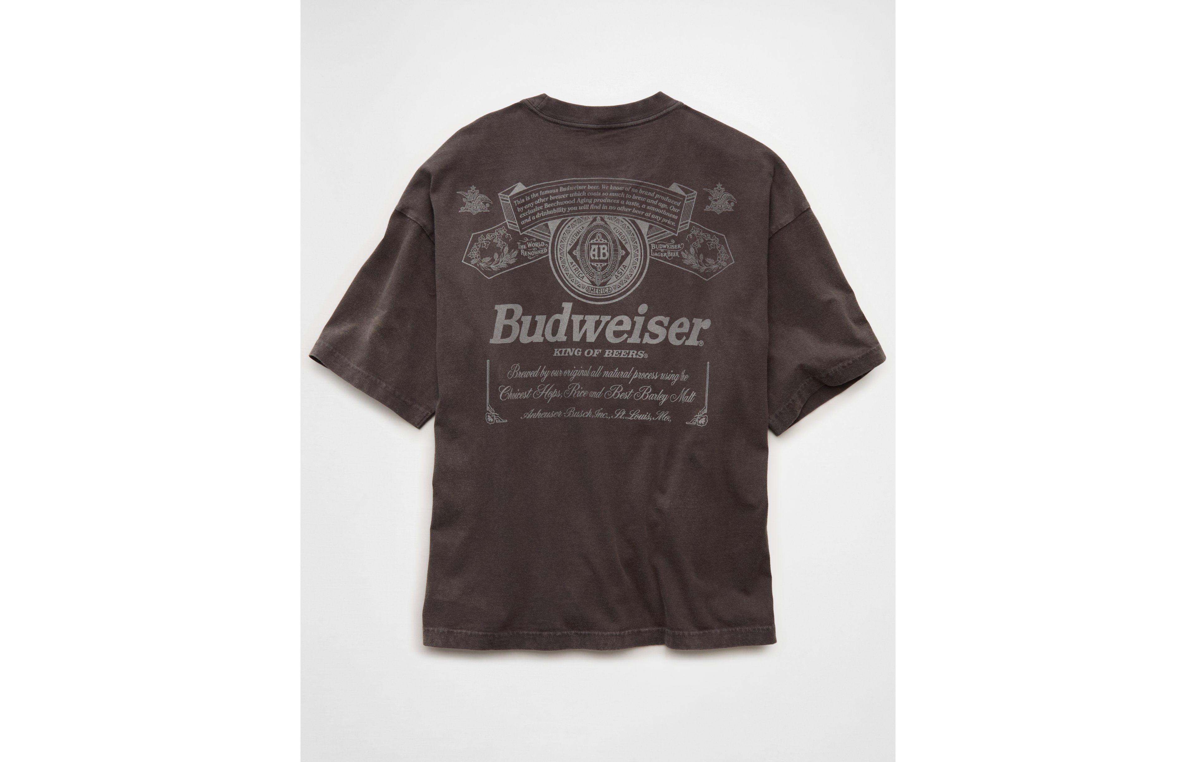 AE Boxy Fit Budweiser Graphic T-Shirt